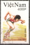 Stamps : Asia : Vietnam :  JUEGOS  OLÌMPICOS  BARCELONA  92.  CARRERA.