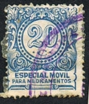 Stamps Spain -  ESPECIAL MOVIL MEDICAMENTOS