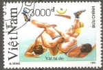 Stamps : Asia : Vietnam :  JUEGOS  OLÌMPICOS  BARCELONA  92.   JUDO.