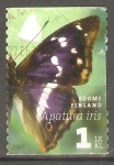 Stamps Finland -  MARIPOSAS.  APATURA  IRIS.