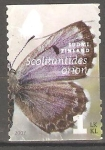 Stamps : Europe : Finland :  MARIPOSAS.  SCOLITANTIDES  ORION.