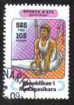 Sellos de Africa - Madagascar -  Gimnasia 