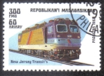 Stamps : Africa : Madagascar :  New Jersey Transit