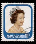 Stamps New Zealand -  REINA ISABEL II