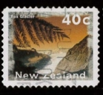 Sellos de Oceania - Nueva Zelanda -  GLACIAR ZORRO