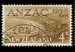 Sellos de Oceania - Nueva Zelanda -  ANZAC
