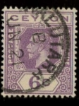 Stamps Sri Lanka -  CEYLÁN - REY JORGE V