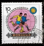 Sellos de Asia - Mongolia -  CAMPEONATO MUNDIAL FUTBOL - BRASIL 1960