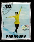 Sellos de America - Paraguay -  LAKE PLACID 1980 - PATINAJE ARTISTICO