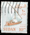 Stamps Sudan -  BARCO DE PESCA
