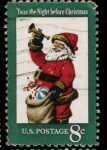 Stamps United States -  NAVIDAD - PAPA NOEL
