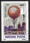 Stamps Hungary -  Globo cometa en 1896