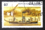 Stamps Benin -  Adaptación de una máquina de vapor a la embarcación