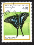 Stamps Benin -  Mariposa