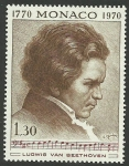 Stamps Monaco -  Beethoven
