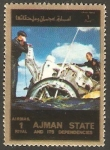 Stamps : Asia : United_Arab_Emirates :  Ajman - Historia del espacio