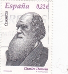 Stamps Spain -  Carles Darwin  (12)