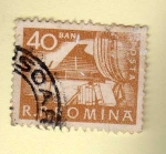 Sellos del Mundo : Europa : Rumania : Scott 1355. Piano y libro.