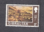 Sellos de Europa - Gibraltar -  Vista en los inicios del Siglo XIX