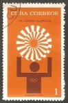 Sellos de America - Cuba -  Olimpiadas de Munich, presentación