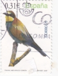Stamps Spain -  Fauna- Abejaruco común  (12)