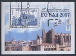 Stamps Spain -  ESPAÑA 4321.02 EXFILNA 2007.CATEDRAL DE PALMA DE MALLORCA