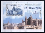 Stamps Spain -  ESPAÑA 4321.03 EXFILNA 2007.CATEDRAL DE PALMA DE MALLORCA