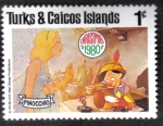 Sellos del Mundo : America : Islas_Turcas_y_Caicos : Pinocho