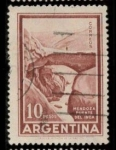 Stamps Argentina -  MENDOZA - PUENTE DEL INCA