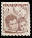 Stamps Chile -  campaña de alfabetizacion