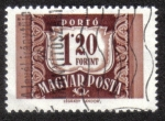 Stamps : Europe : Hungary :  Franqueo adeudado