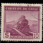 Stamps Chile -  FERROCARRILES DEL ESTADO
