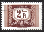 Stamps : Europe : Hungary :  Franqueo adeudado