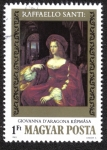 Sellos de Europa - Hungr�a -  Raphael Imagen de GIOVANNA D'ARAGONA