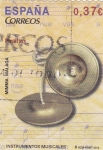 Stamps Spain -  Platillos-Instrumentos musicales (12)