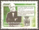 Stamps Brazil -  HOMBRES  FAMOSOS.  FRANCISCO  BRANDAO,  VISCONDE  DE  JEQUITINHONHA.