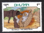 Stamps Bhutan -  The Gungle Book