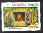 Stamps America - Anguila -  Winnie the Pooh
