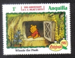 Stamps : America : Anguila :  Winnie the Pooh