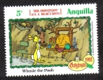 Stamps America - Anguila -  Winnie the Pooh
