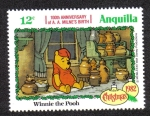 Stamps : America : Anguila :  Winnie the Pooh