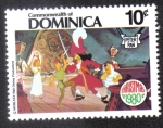 Stamps : America : Dominica :  Peter Pan