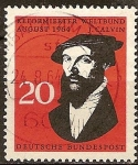 Stamps Germany -  Conferencia Mundial de la Alianza Reformada, agosto de 1964, J. Calvin.