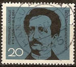 Stamps Germany -   Centenario de la muerte de Ferdinand Lassalle (fundador y líder socialista).