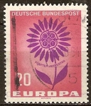 Stamps Germany -  CEPT EUROPA, quinto aniversario.