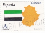 Sellos de Europa - Espaa -  EXTREMADURA-Autonomías españolas (12)
