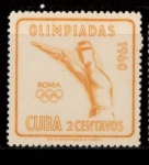 Stamps Cuba -  OLIMPIADAS ROMA 1960