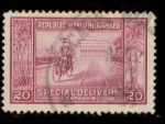 Stamps Philippines -  ENTREGA ESPECIAL - CARTE EN BICICLETA