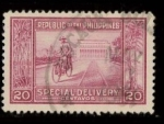 Sellos del Mundo : Asia : Filipinas : ENTREGA ESPECIAL - CARTE EN BICICLETA