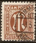 Stamps : Europe : Germany :  Gobierno Militar Aliado.